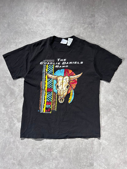 1992 Vintage Charlie Daniels Band Black T Shirt Size L - L | Martin City Vintage