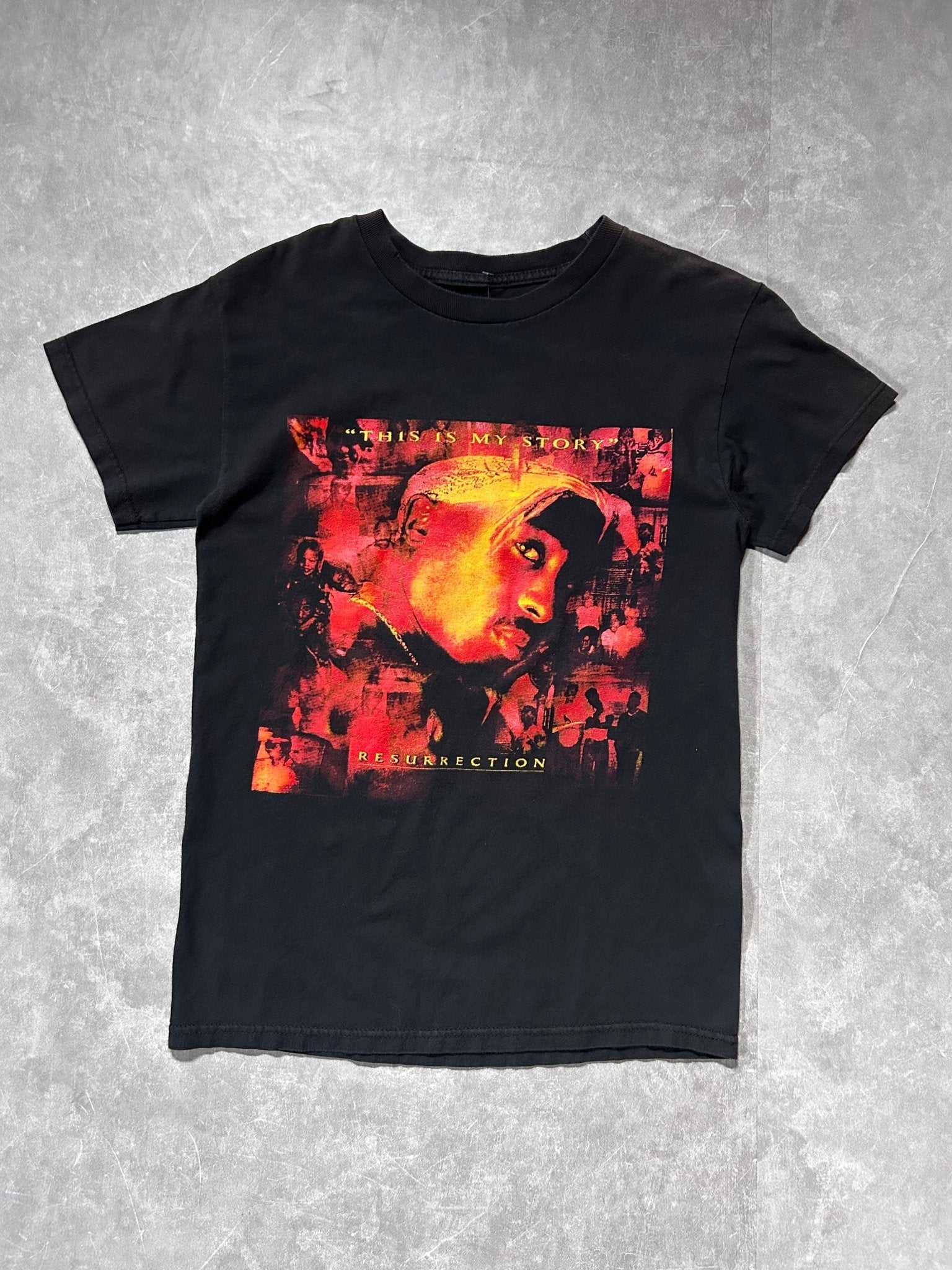 2000s Vintage Tupac Shakur Black Rap T Shirt Size S - S | Martin City Vintage
