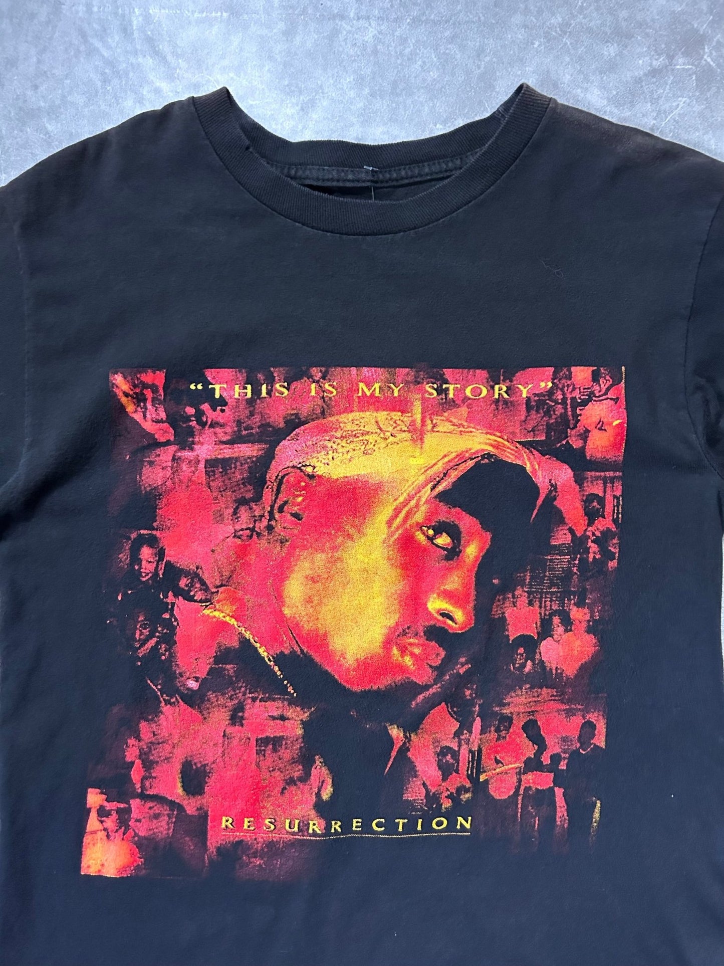 2000s Vintage Tupac Shakur Black Rap T Shirt Size S - S | Martin City Vintage