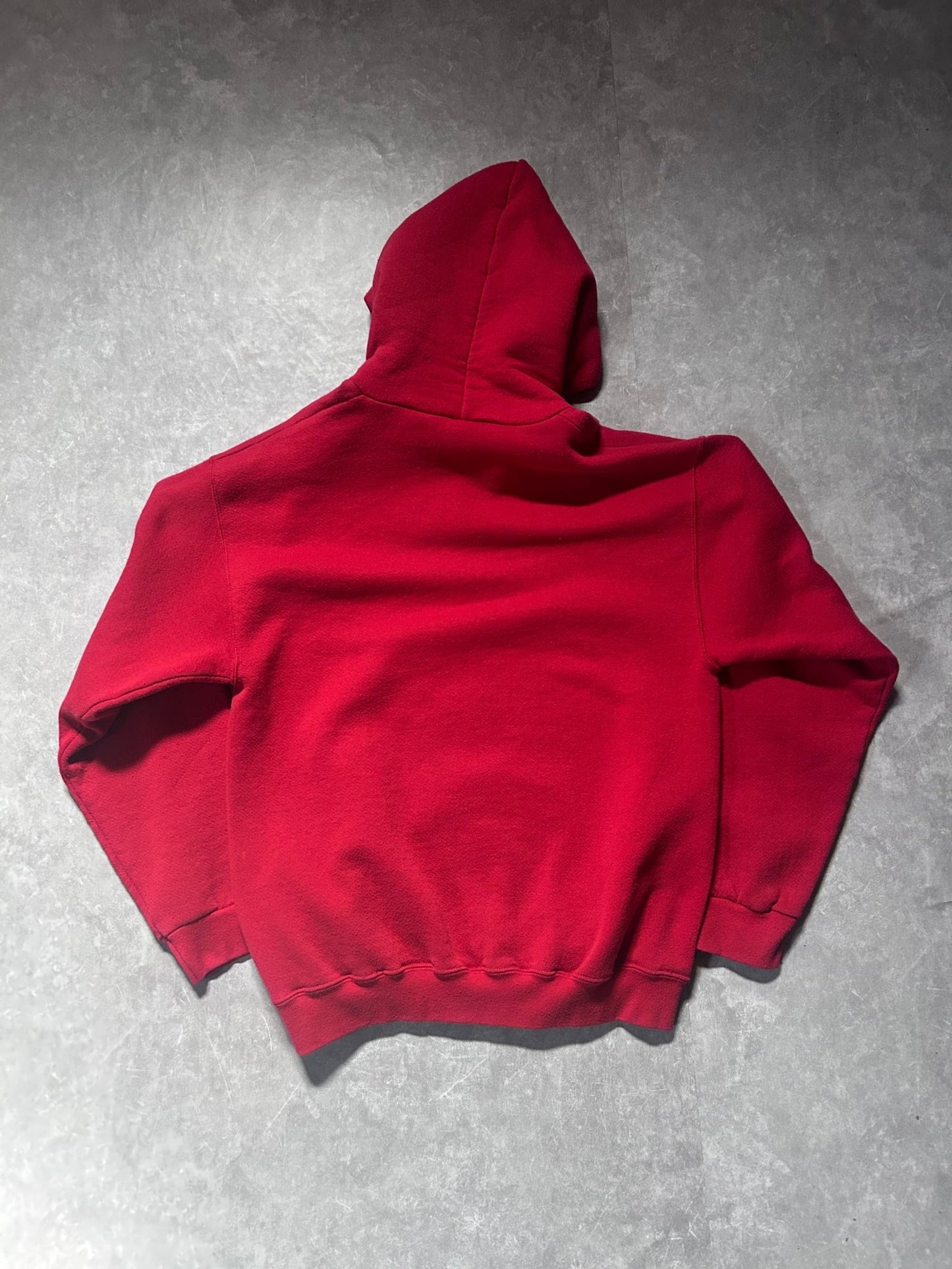 90s Vintage Kansas City Chiefs Logo7 Red Hoodie Size L - L | Martin City Vintage