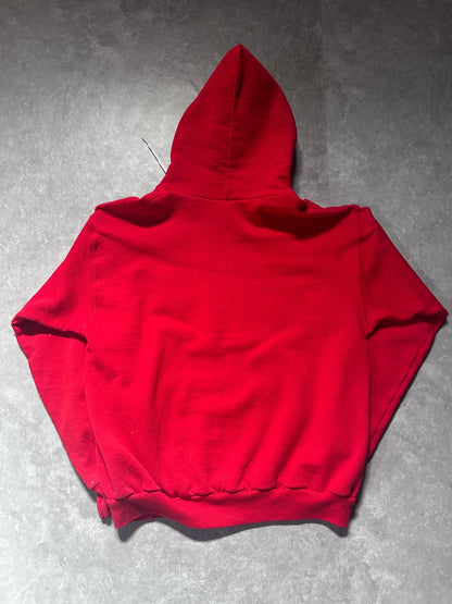 90s Vintage Kansas City Chiefs Chrome Print Red Hoodie Size XL - XL | Martin City Vintage