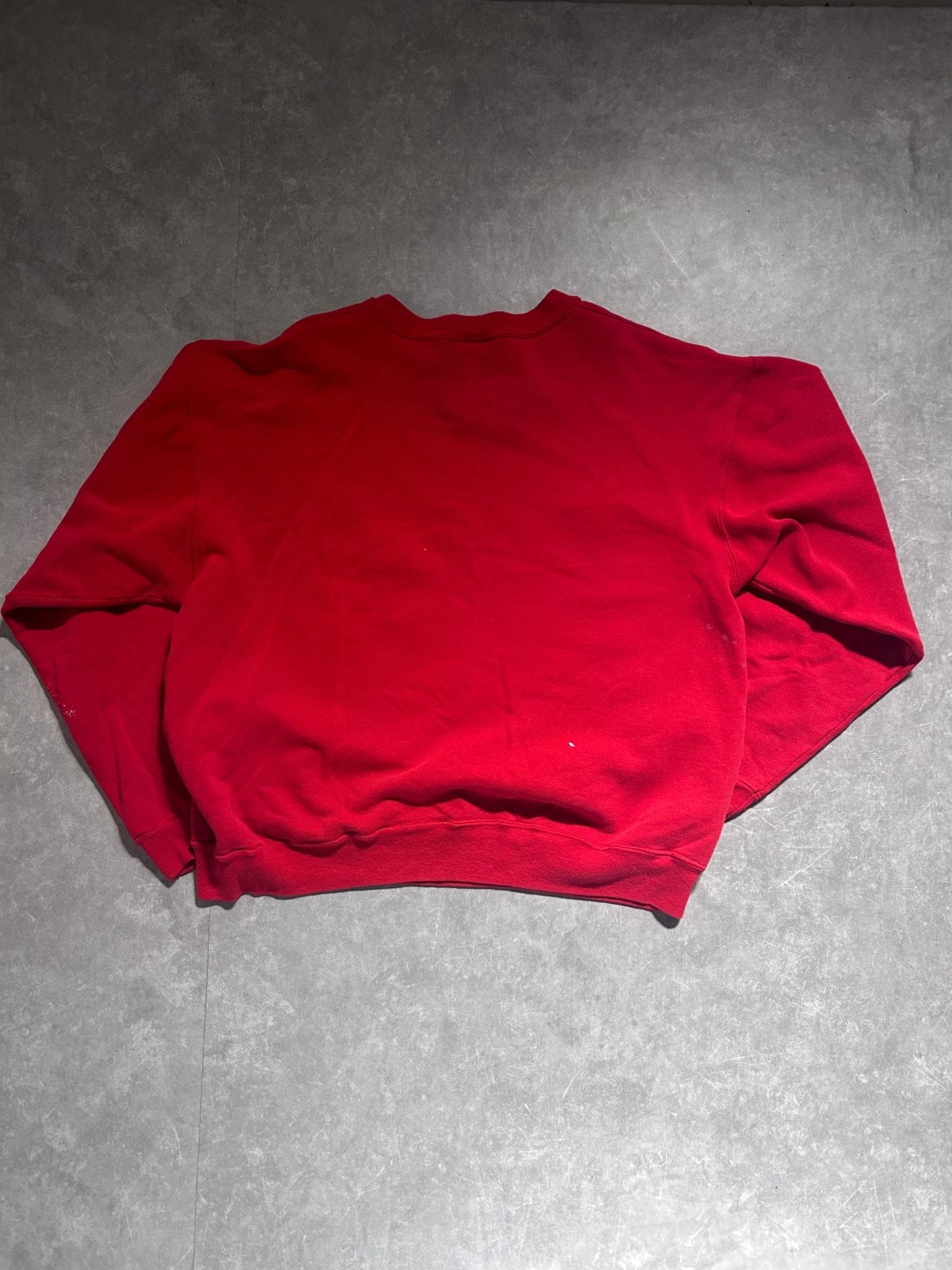 90s Vintage Kansas City Chiefs Helmet Red Crewneck Size XL - XL | Martin City Vintage