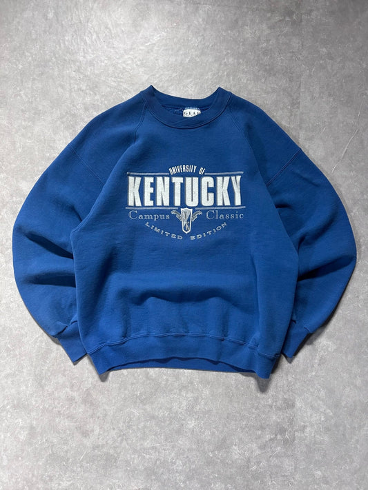 90s Vintage Kentucky Wildcats Blue Crewneck Size L - L | Martin City Vintage