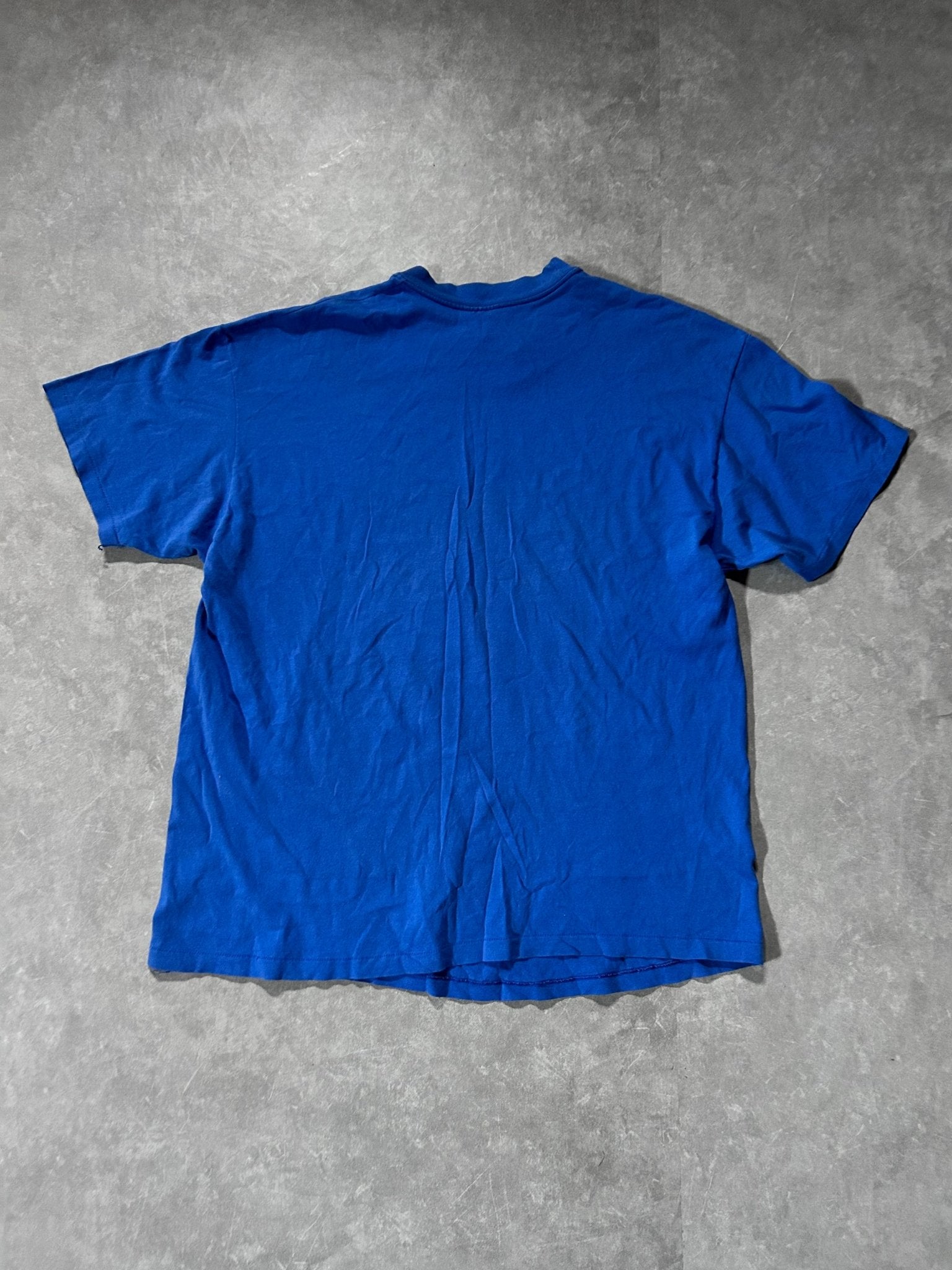 90s Vintage Chicago Cubs Blue T Shirt Size XL - XL | Martin City Vintage