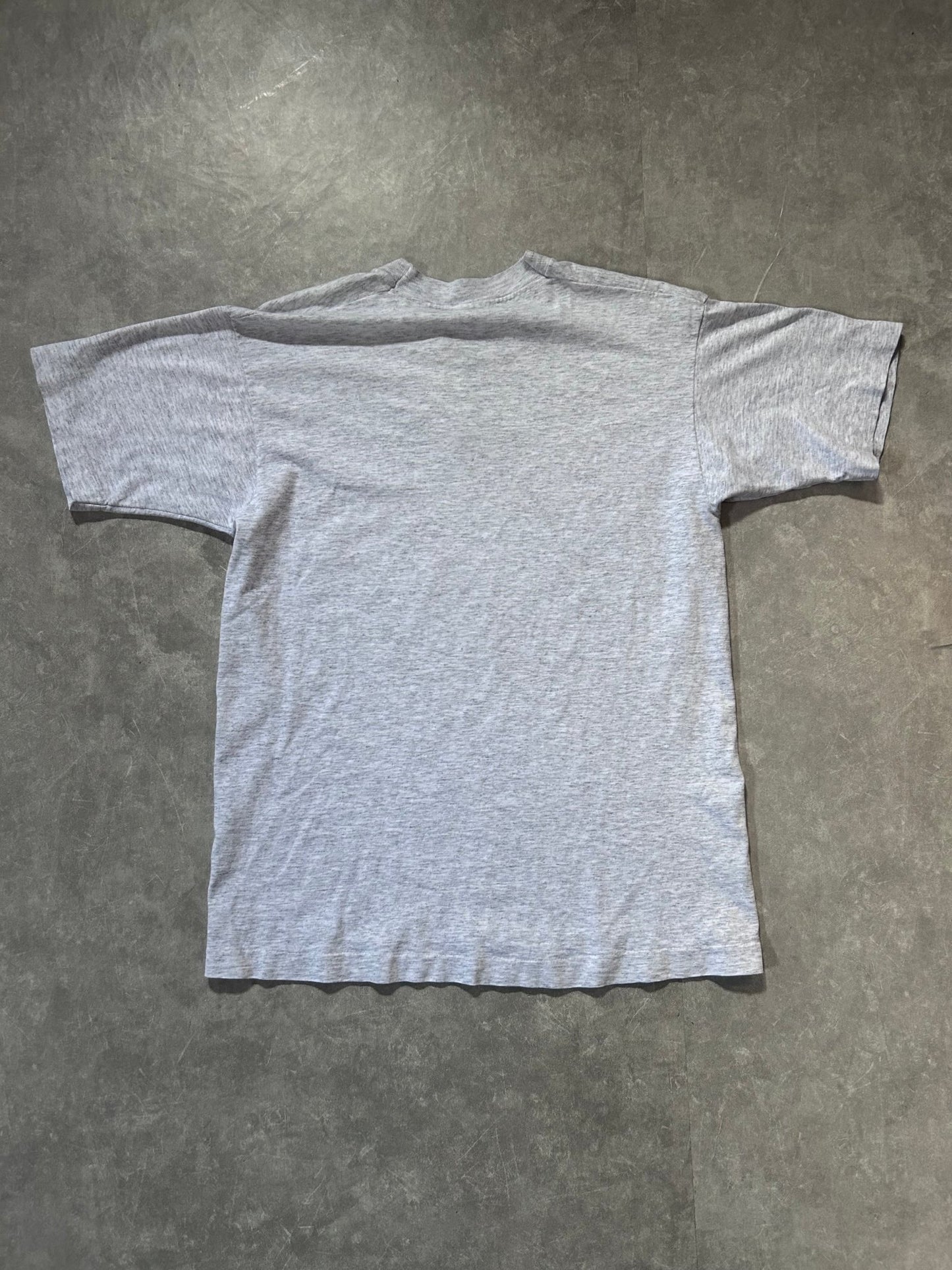 1996 Vintage New York Yankees World Series Caricature Heather Gray T Shirt Size L - L | Martin City Vintage