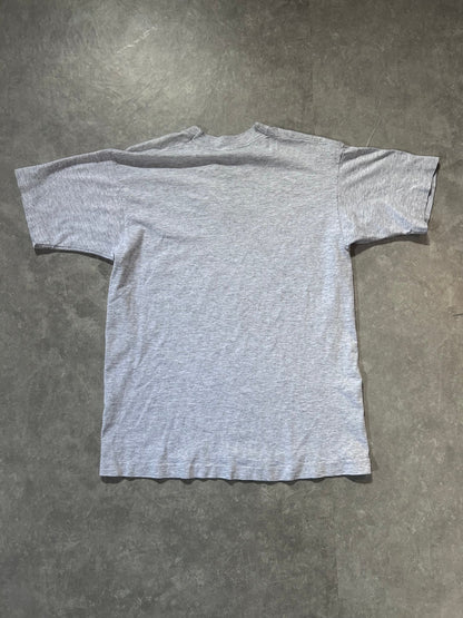 1996 Vintage New York Yankees World Series Caricature Heather Gray T Shirt Size L - L | Martin City Vintage