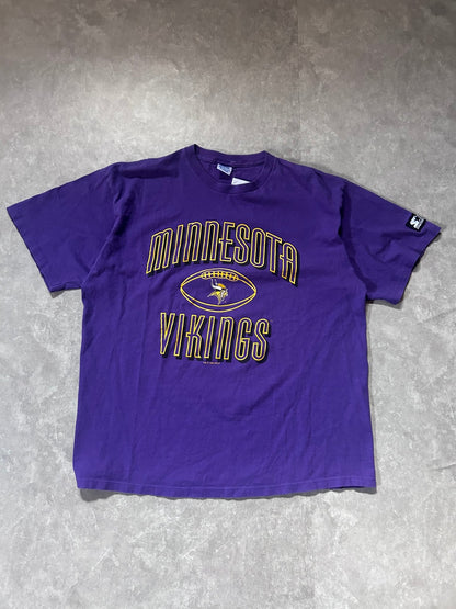 90s Vintage Minnesota Vikings Starter Purple T Shirt Size XL - XL | Martin City Vintage