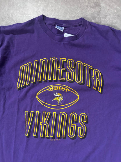 90s Vintage Minnesota Vikings Starter Purple T Shirt Size XL - XL | Martin City Vintage