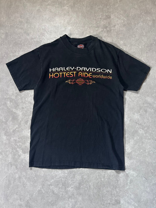 2000 Vintage Harley Davidson “Hottest Ride” Black T Shirt Size M - M | Martin City Vintage