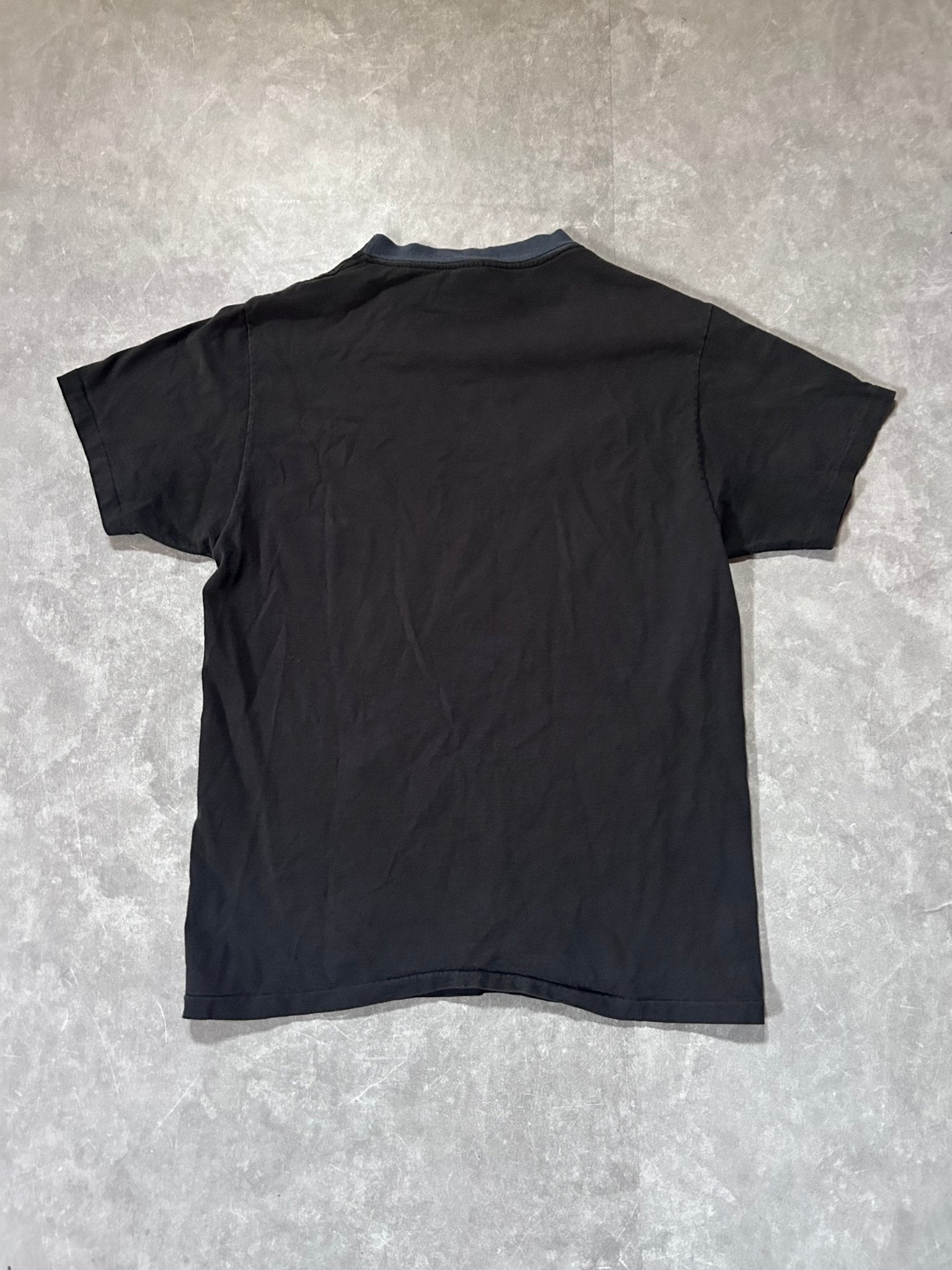 90s Vintage Harley Davidson 1930 Model "74" 3D Emblem Faded Black T Shirt Size L - L | Martin City Vintage