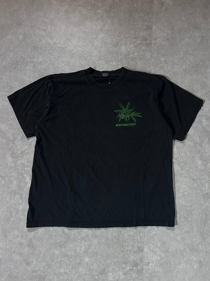 90s Vintage Weed Black T Shirt Size XL - XL | Martin City Vintage