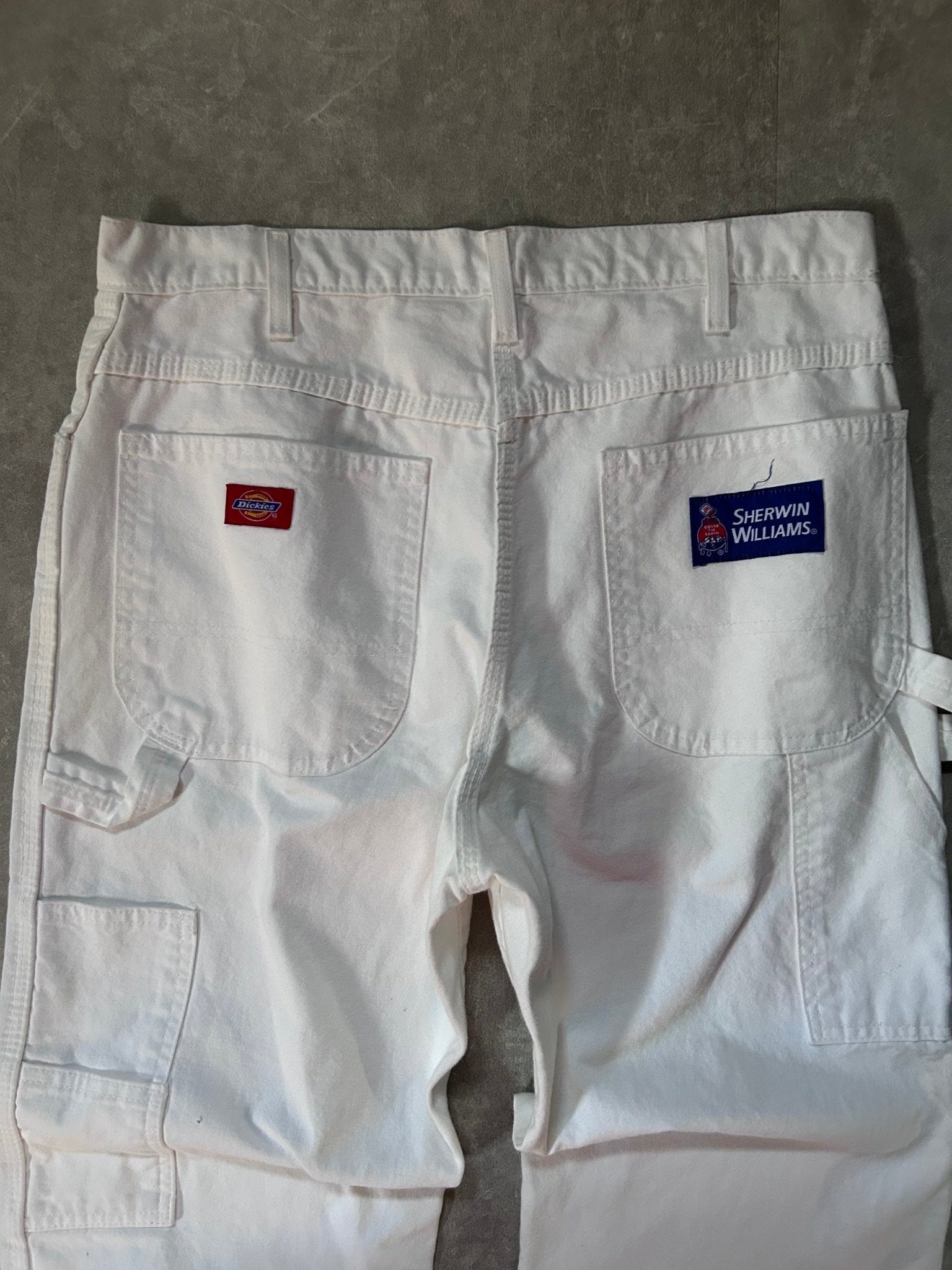 2000s Vintage Dickies Painter White Pants Size 34 x 34 - 34 | Martin City Vintage