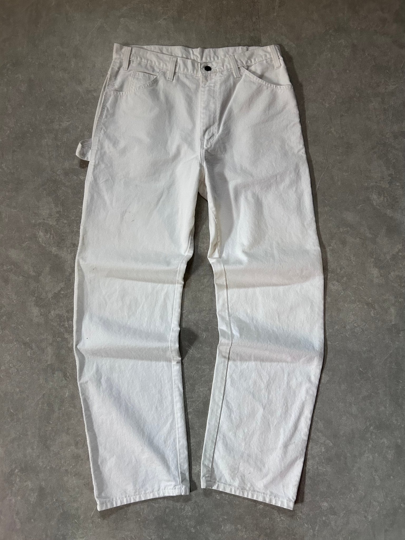2000s Vintage Dickies Painter White Pants Size 34 x 34 - 34 | Martin City Vintage
