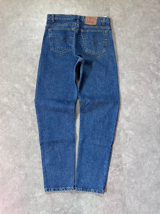 90s Vintage Levi's 550 Dark Wash Jeans Size 34 x 34 - 34 | Martin City Vintage