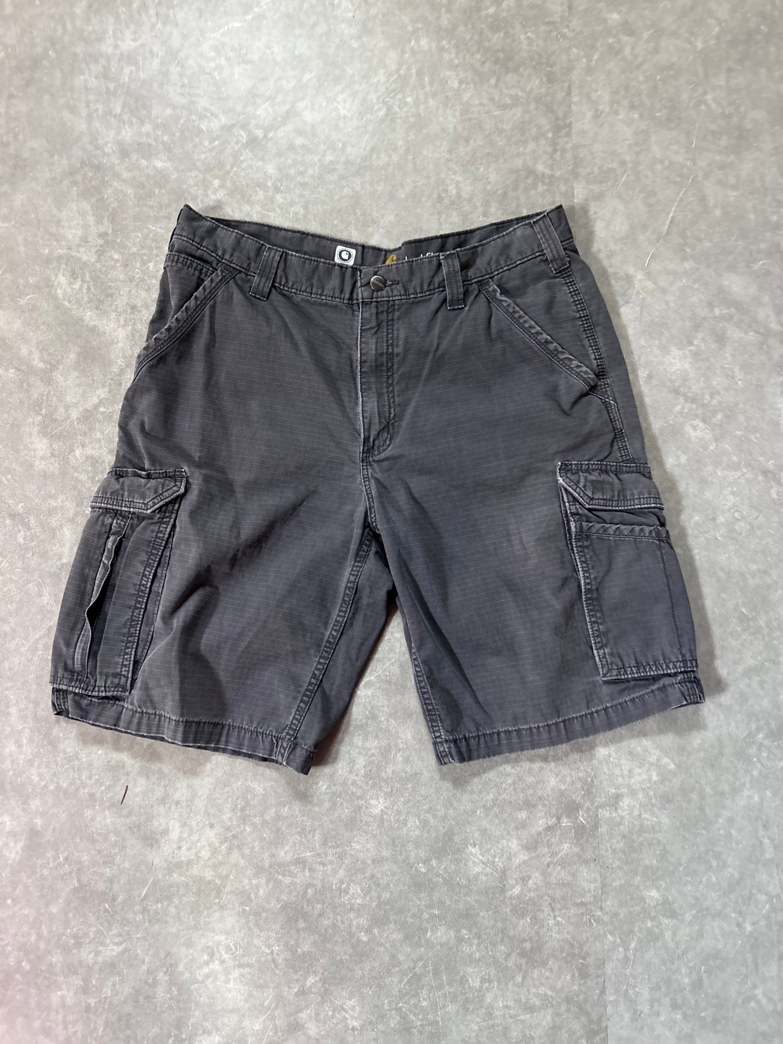 Carhartt Gray Cargo Shorts Size 36 - 36 | Martin City Vintage