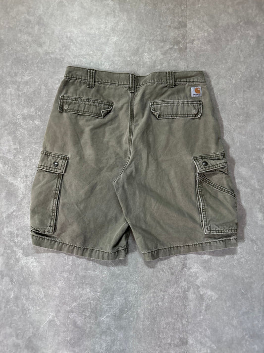 Carhartt Faded Green Cargo Shorts Size 36 - 36 | Martin City Vintage