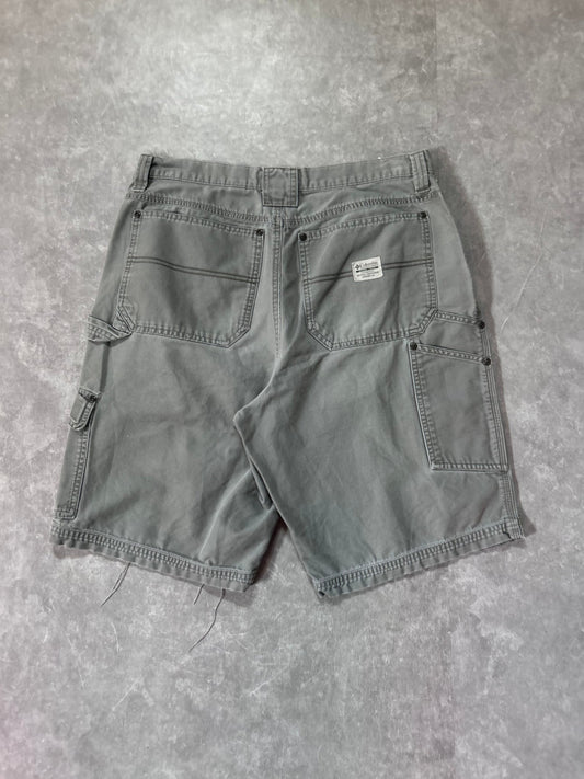 90s Vintage Columbia Faded Green Shorts Size 34 - 34 | Martin City Vintage
