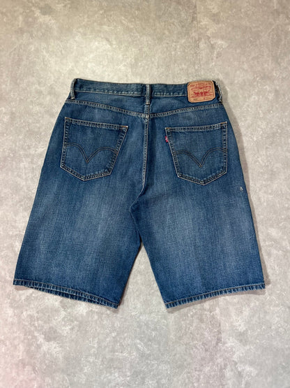 2000s Vintage Levi's 569 Dark Wash Jorts 34 - 34 | Martin City Vintage