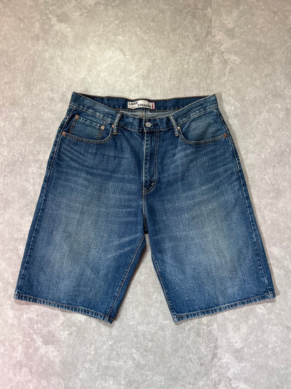 2000s Vintage Levi's 569 Dark Wash Jorts 34 - 34 | Martin City Vintage