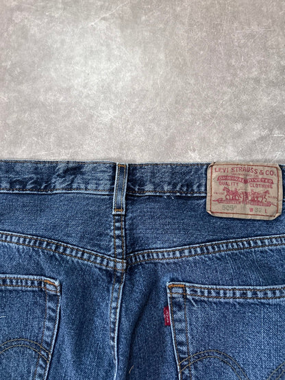 2000s Vintage Levi's 505 Dark Wash Jorts 32 - 32 | Martin City Vintage