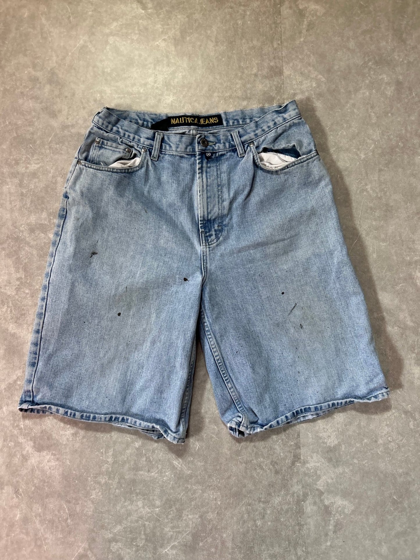 90s Vintage Nautica Light Wash Jorts 34 - 34 | Martin City Vintage