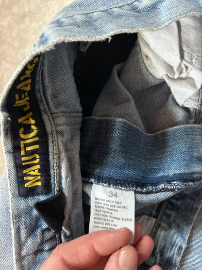 90s Vintage Nautica Light Wash Jorts 34 - 34 | Martin City Vintage