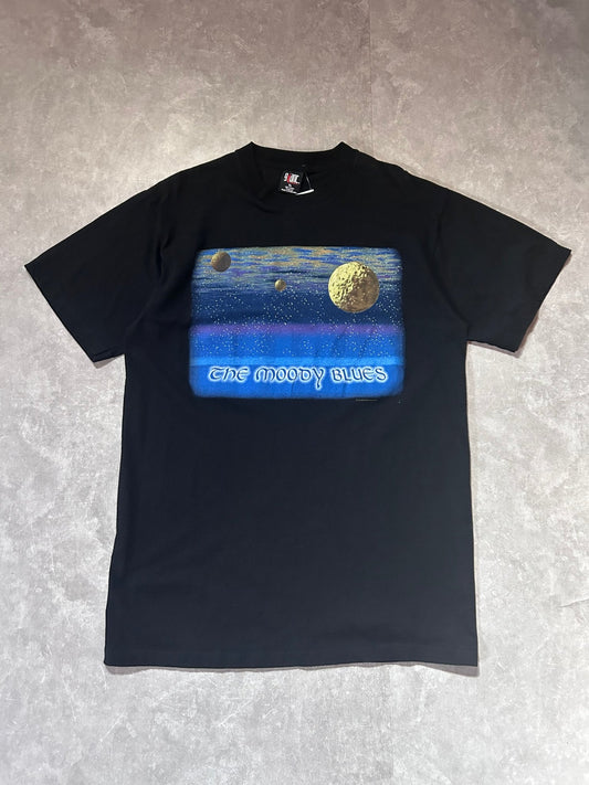 90s Vintage Moody Blues Planets Black T Shirt Size XL - XL | Martin City Vintage