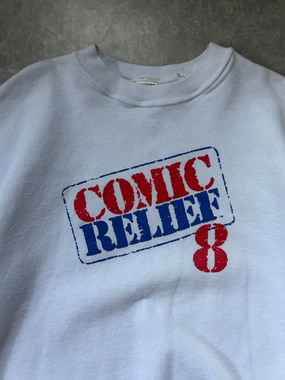 2000s Vintage Comic Relief White Crewneck Size XL - XL | Martin City Vintage
