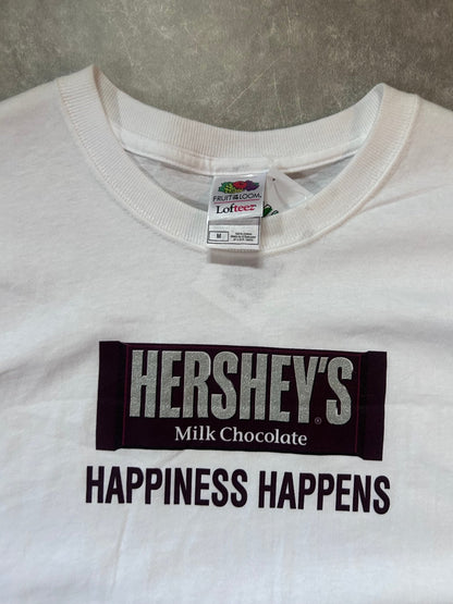 2000s Vintage Hershey's Chocolate White T Shirt Size M - M | Martin City Vintage