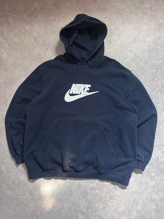 2000s Vintage Nike Navy Hoodie - XXL - XXL | Martin City Vintage