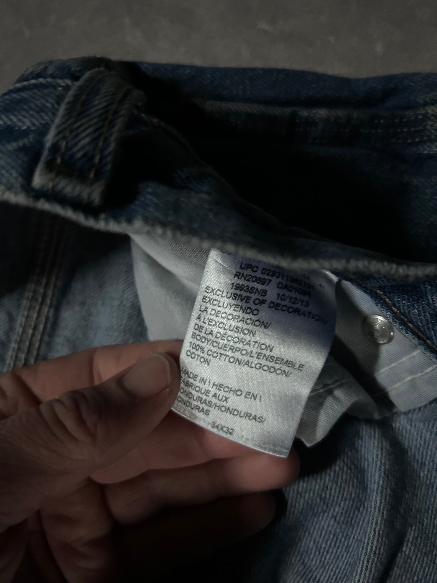 2000s Vintage Dickies Light Wash Carpenter Jeans 34 x 32 - 34 | Martin City Vintage