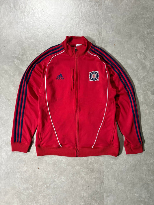 2005 Vintage Chicago Fire Adidas Red Zip Up -L - L | Martin City Vintage