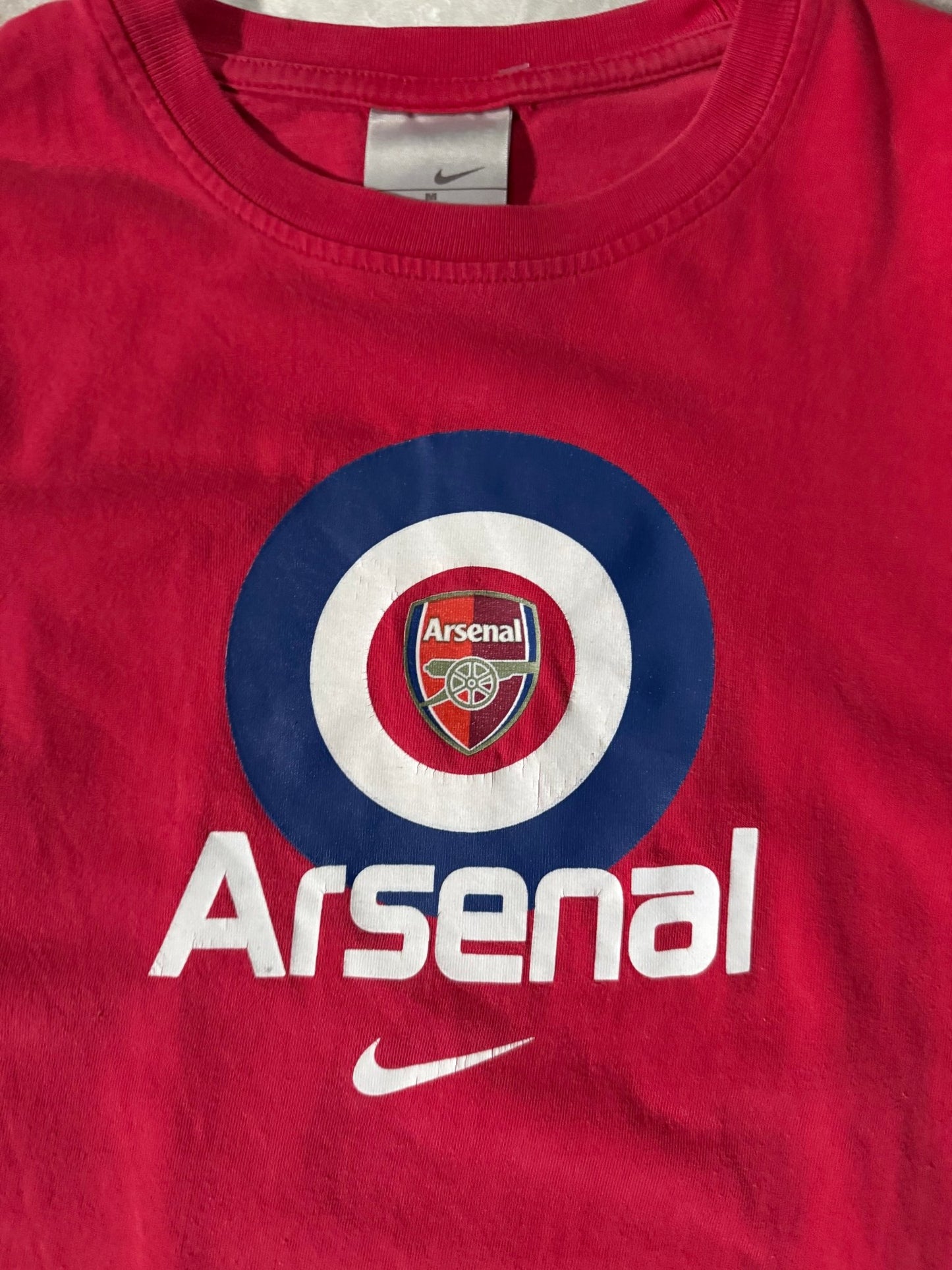 2000's Vintage Arsenal FC Nike Red T-Shirt -M - M | Martin City Vintage
