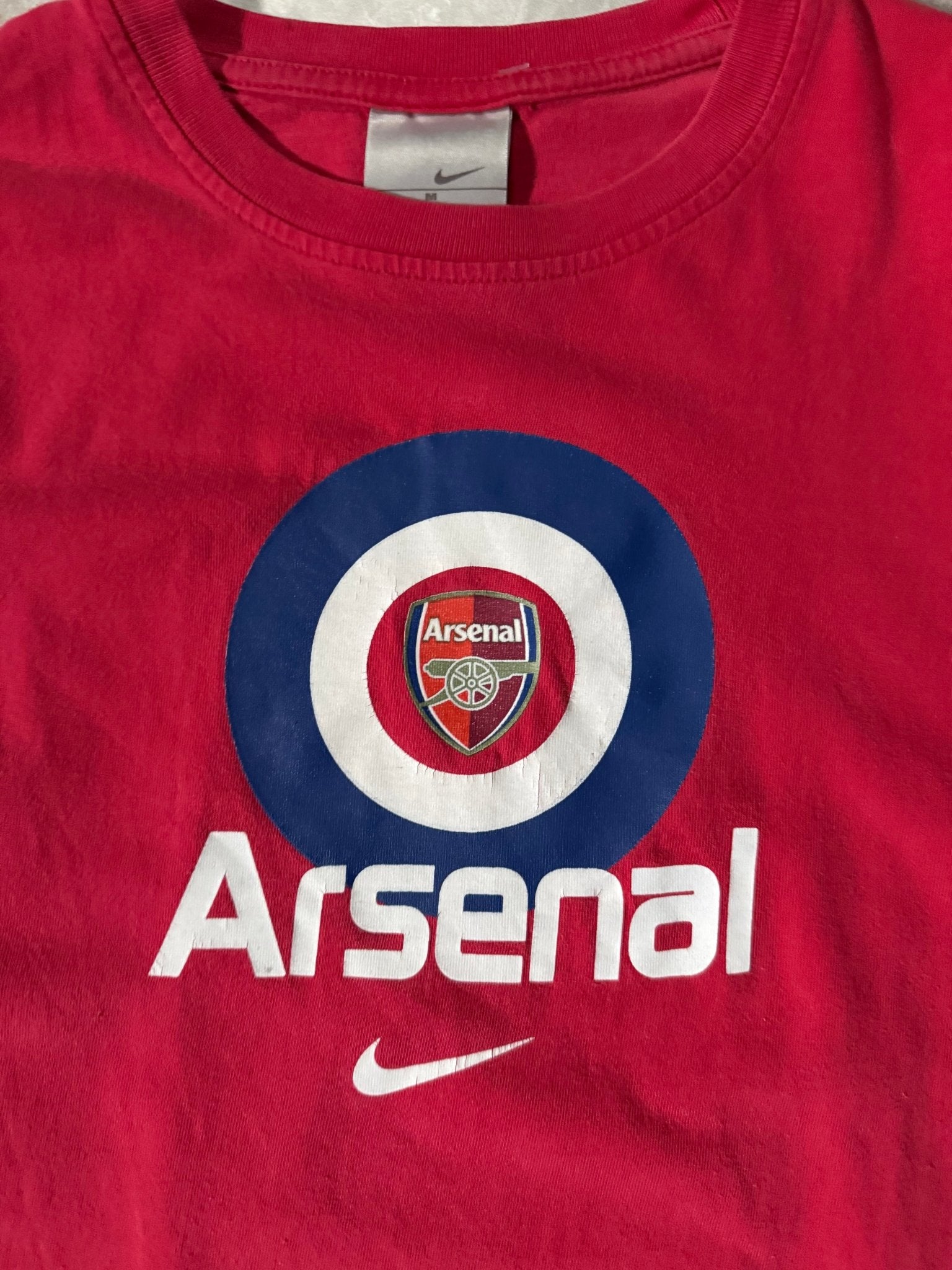 2000's Vintage Arsenal FC Nike Red T-Shirt -M - M | Martin City Vintage