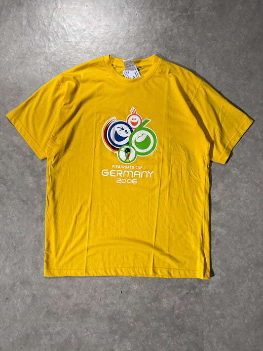 2000's Vintage FIFA World Cup Germany Yellow T-Shirt-XL - XL | Martin City Vintage