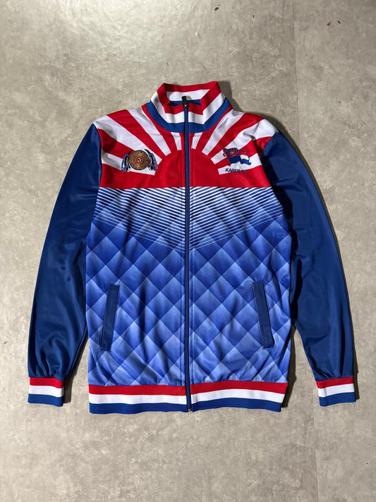 90's Vintage Karen FC Soccer Blue Zip Up -M - M | Martin City Vintage