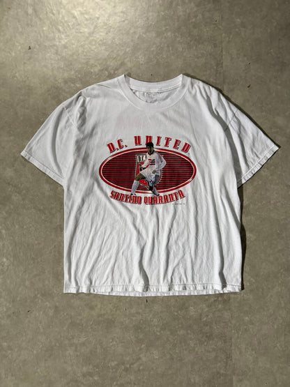 90's Vintage D.C. Soccer United Quaranta White T-Shirt -XL - XL | Martin City Vintage