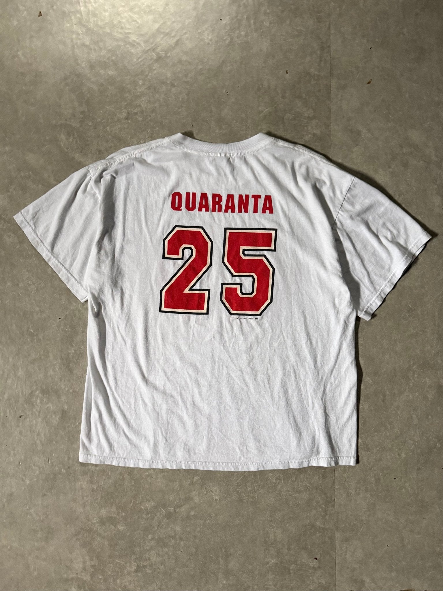 90's Vintage D.C. Soccer United Quaranta White T-Shirt -XL - XL | Martin City Vintage