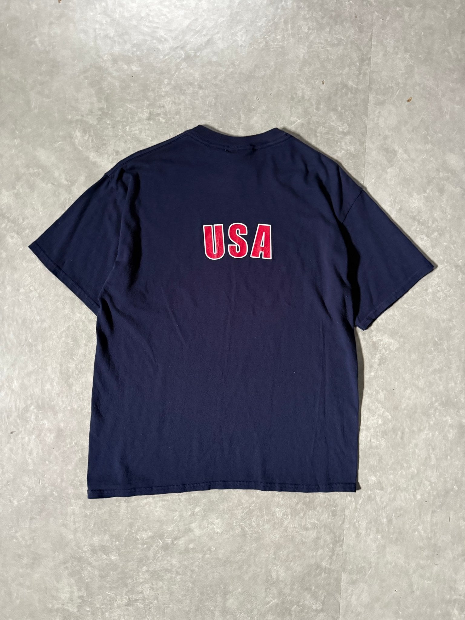 2006 Vintage FIFA World Cup USA Navy T-Shirt -L - L | Martin City Vintage