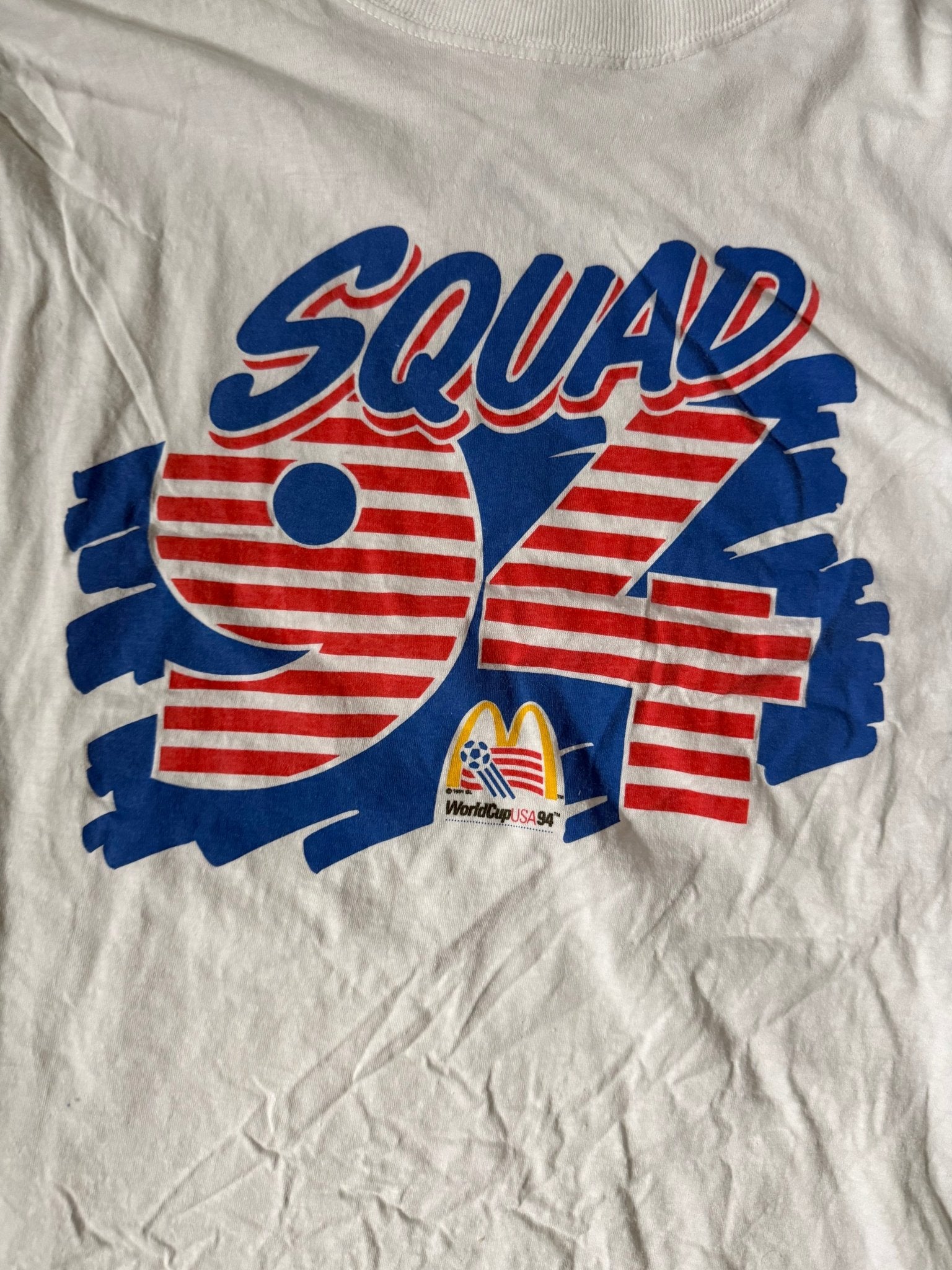 1994 Vintage World Cup Squad White T-Shirt -XL - XL | Martin City Vintage