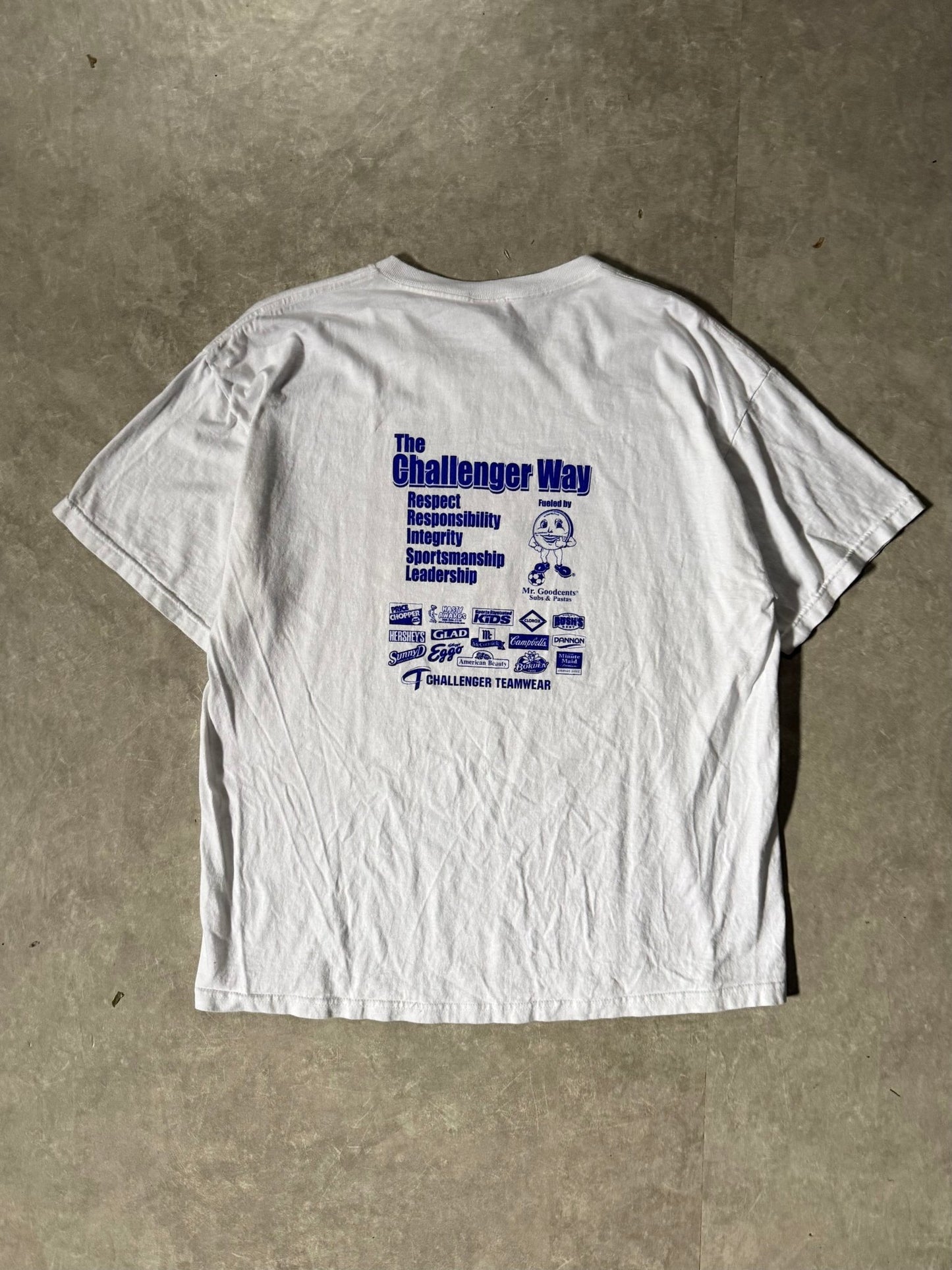 90's Vintage British Soccer Camp White T-Shirt -XL - XL | Martin City Vintage