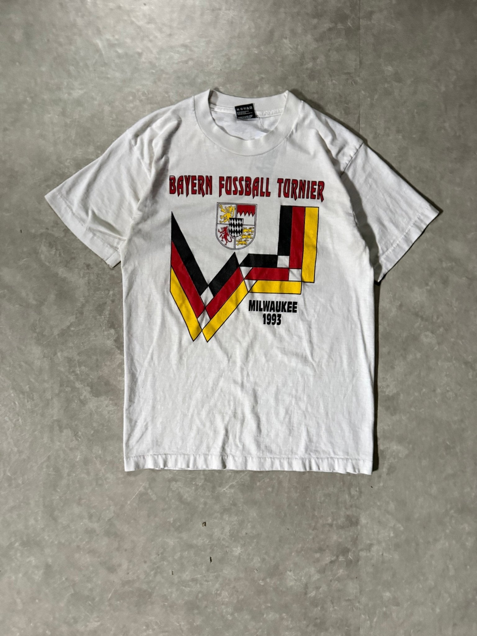 1993 Vintage Bayern Soccer White T-Shirt -M - M | Martin City Vintage