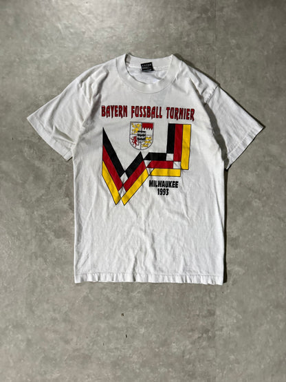 1993 Vintage Bayern Soccer White T-Shirt -M - M | Martin City Vintage