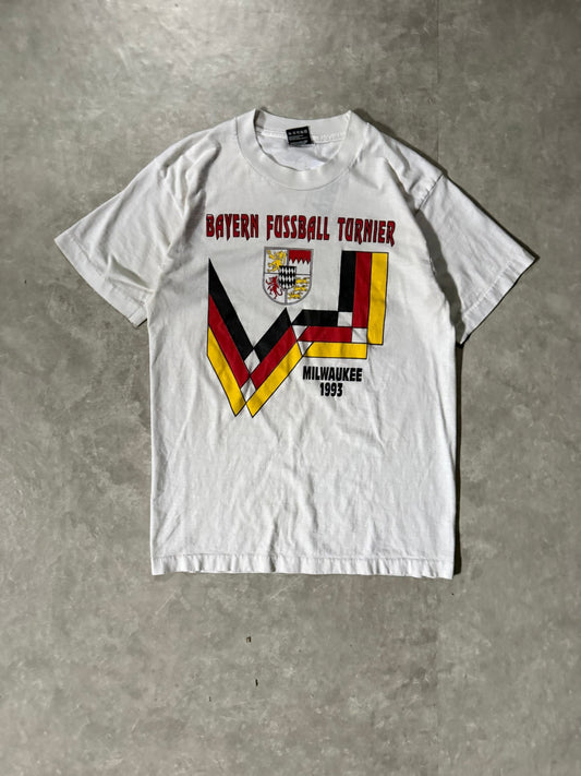 1993 Vintage Bayern Soccer White T-Shirt -M - M | Martin City Vintage