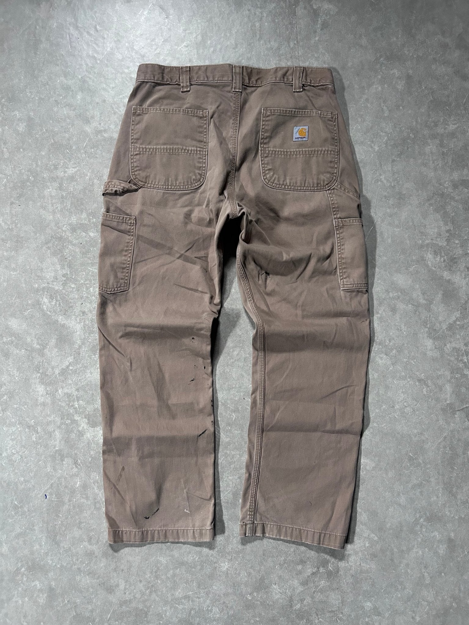Carhartt Beige Carpenter Pants 35 x 30 - 35 | Martin City Vintage