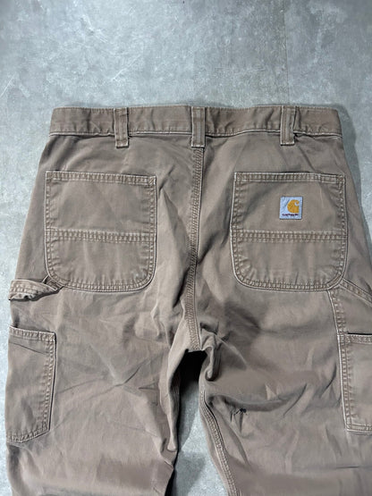 Carhartt Beige Carpenter Pants 35 x 30 - 35 | Martin City Vintage