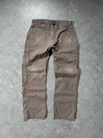 Carhartt Beige Carpenter Pants 35 x 30 - 35 | Martin City Vintage