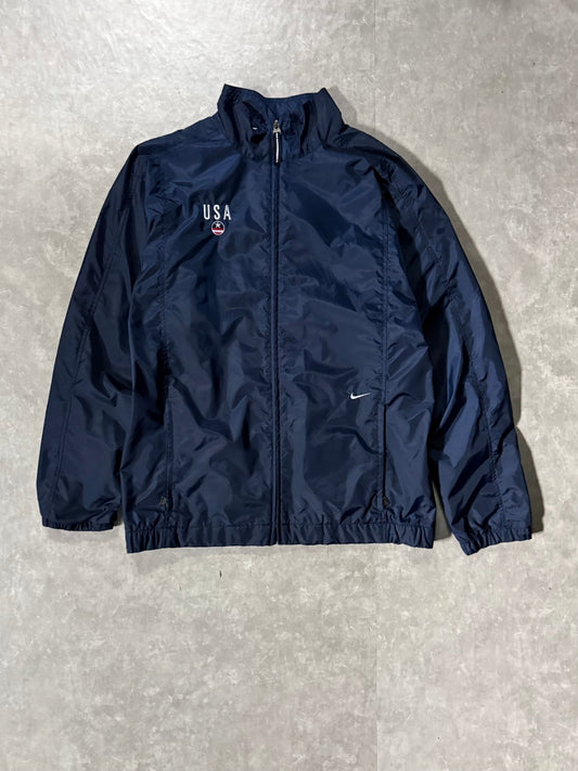 2000's Vintage USA Soccer Nike Navy Zip Up Jacket -L - L | Martin City Vintage