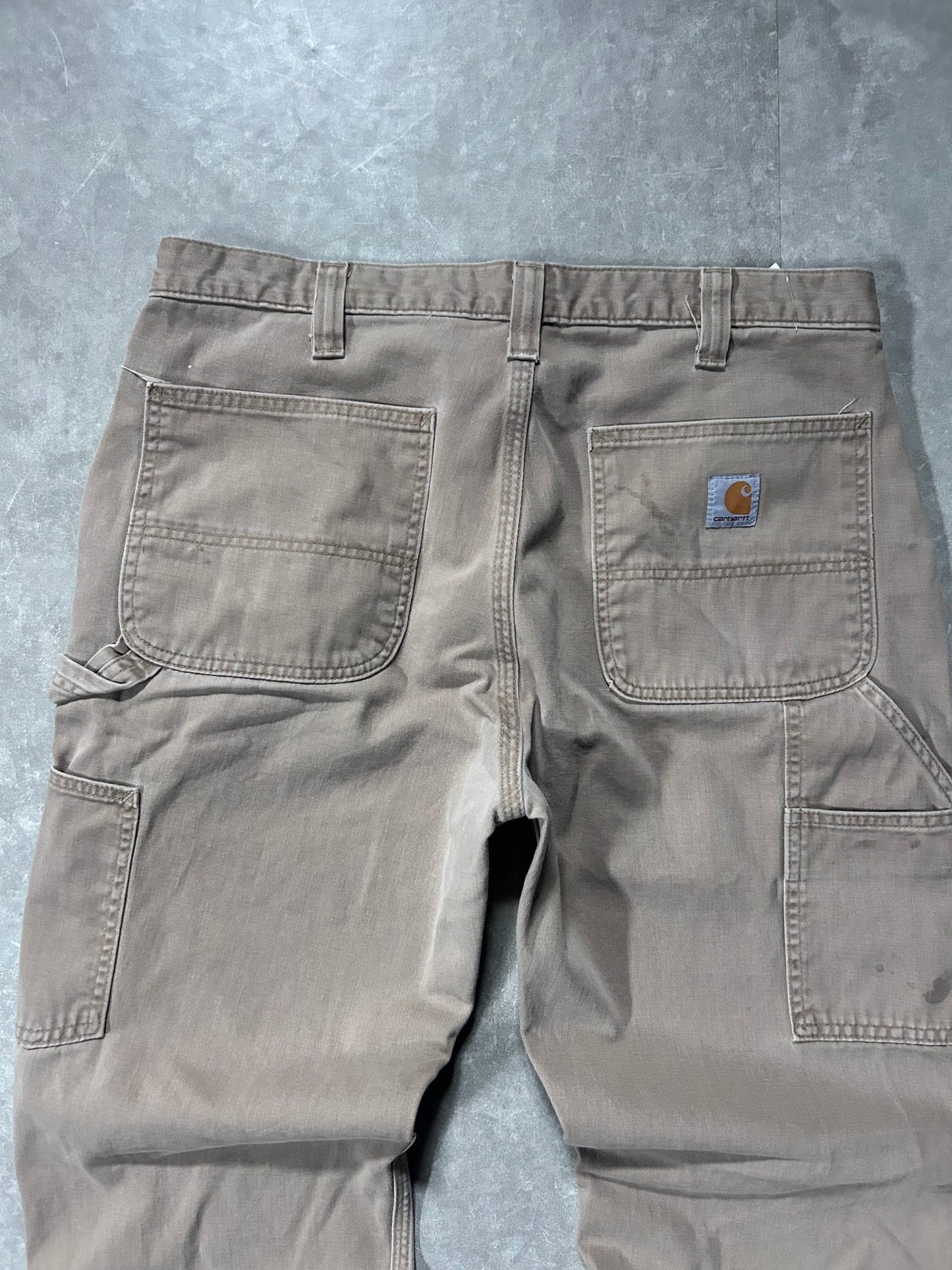 Carhartt Beige Carpenter Pants Size 34 x 30 - 34 | Martin City Vintage