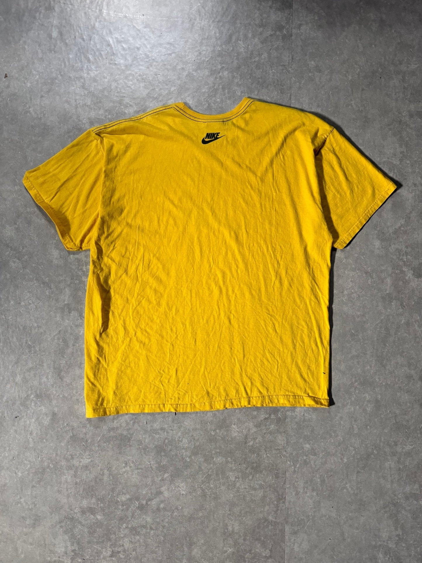 90's Vintage Nike Soccer Yellow T-Shirt -XXL - XXL | Martin City Vintage